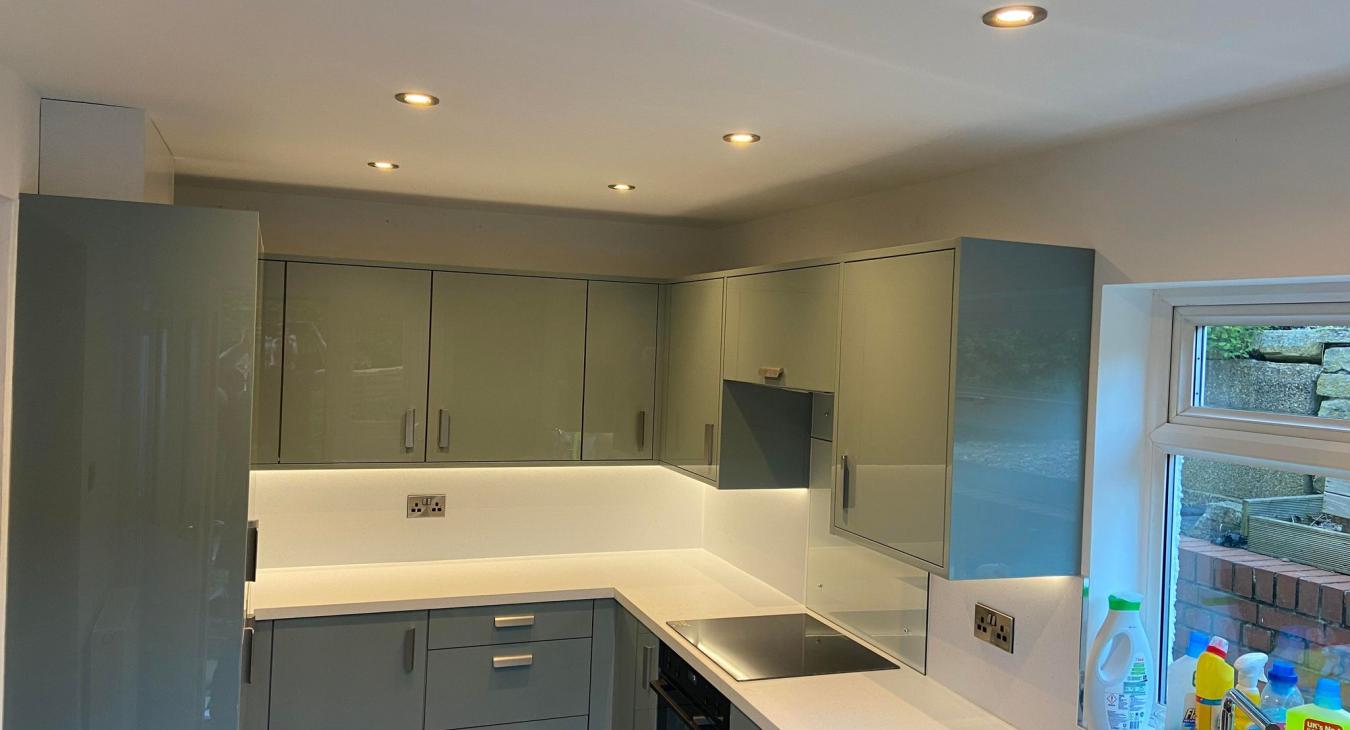 Kitchen lighting electrician in Huddersfield