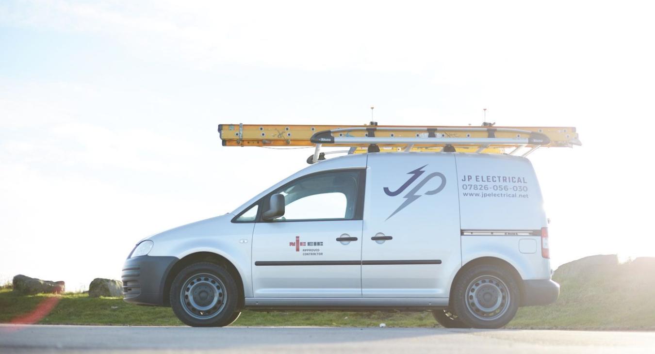 JP Electrical van: Electrician in Huddersfield